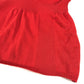 HERMES vintage Serie logo button Short-sleeved apparel top with collar knit cotton / Nylon Red Used