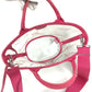 PRADA With porch Canapaplex Logo Tote Bag, 2-Way Bag, Shoulder Bag, Crossbody Bag Hand Bag Vinyl/Leather pink/clear Used