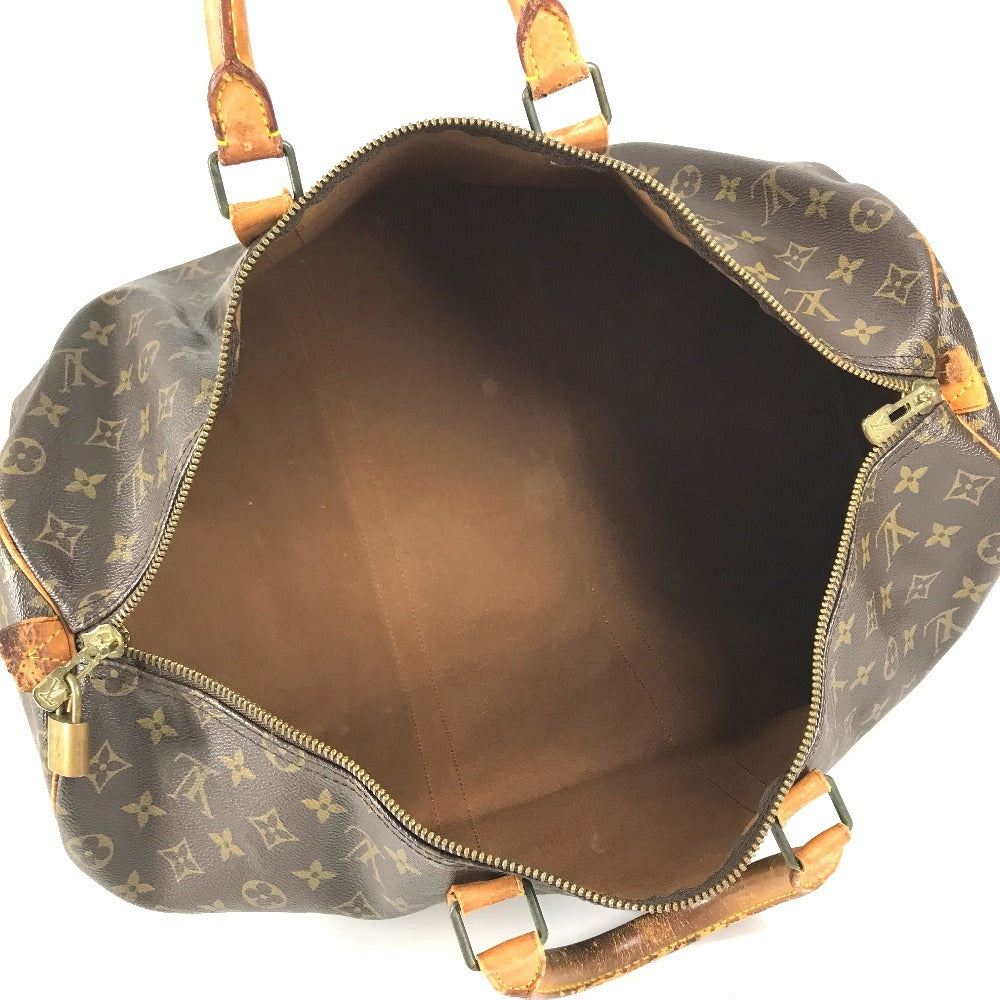 LOUIS VUITTON M41426 Monogram Keepall50 Keepall 50 Travel Bag Hand Bag Travel Bag Duffle Bag MonogramCanvas Brown Used