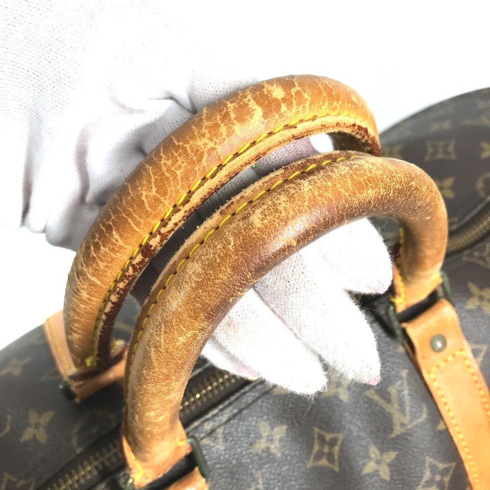 LOUIS VUITTON M41426 Monogram Keepall50 Keepall 50 Travel Bag Hand Bag Travel Bag Duffle Bag MonogramCanvas Brown Used