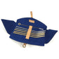 LOUIS VUITTON GI0477 Monogram Etui6 Payu Set of 6 straws & pouch, interior decor, cutlery, stirrer, straw holder object Gold Plated Silver/Gold Used