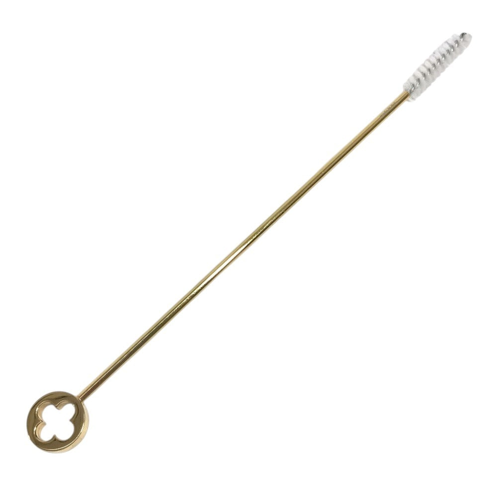 LOUIS VUITTON GI0477 Monogram Etui6 Payu Set of 6 straws & pouch, interior decor, cutlery, stirrer, straw holder object Gold Plated Silver/Gold Used