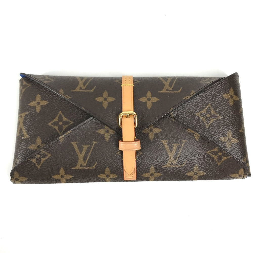 LOUIS VUITTON GI0477 Monogram Etui6 Payu Set of 6 straws & pouch, interior decor, cutlery, stirrer, straw holder object Gold Plated Silver/Gold Used