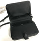 HERMES Leather Equipier 3-Way Bag Clutch Bag Flap Pochette Crossbody Shoulder Bag Swift Black/SilverHardware Used