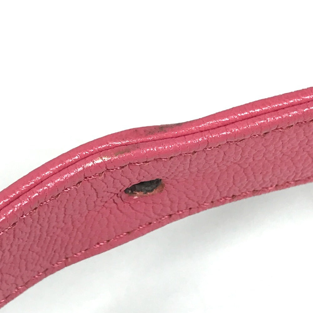 GUCCI 726274 logo APHRODITE GG Marmont Aphrodite Medium Bag Tote Bag shawl Shoulder Bag Leather pink Used