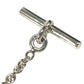 HERMES Silver925 SV925 Heart logo Chain Necklace Accessories Jewelry Necklace AG925 Silver Used