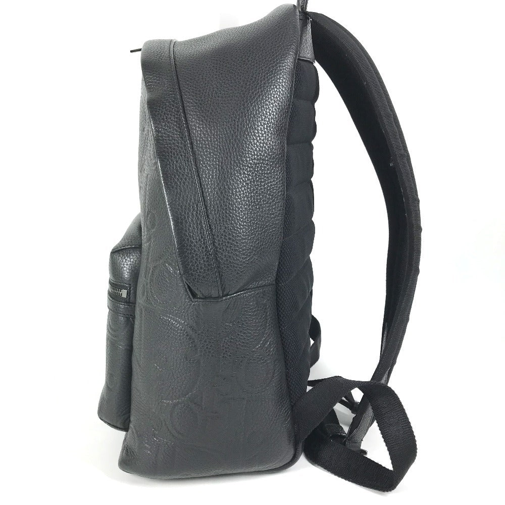Dior Dior Rider Zip Backpack Bag Backpack All-over logo Backpack Leather Black Used