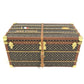 LOUIS VUITTON M99408 Monogram Novelty Miss France Trunk Object Paperweight Paperweight object Leather / Wood Brown Used