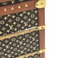 LOUIS VUITTON M99408 Monogram Novelty Miss France Trunk Object Paperweight Paperweight object Leather / Wood Brown Used