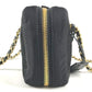 PRADA 1BB121 Tote Bag triangle logo triangle logo plate Shoulder bag, Double Chain Chain bag Shoulder Bag Leather / Nylon Black/GoldHardware Used