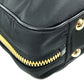 PRADA 1BB121 Tote Bag triangle logo triangle logo plate Shoulder bag, Double Chain Chain bag Shoulder Bag Leather / Nylon Black/GoldHardware Used