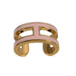HERMES Pop Ash H Logo Ear Cuff Mini Pierce Accessories Earrings Metal pink/Gold Used
