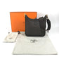 HERMES Evelyne23 Evelyne 23 Crossbody bag with perforated logo Shoulder Bag Taurillon Clemence Evennes Brown/GoldHardware Used