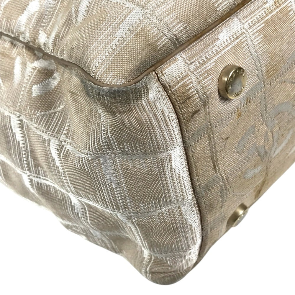 CHANEL A15825 New travel line GM New Travel Line GM Shoulder Bag Tote Bag Nylon Canvas / Leather Beige Used