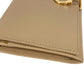 Salvatore Ferragamo Logo Gancini Wallet Long Wallet Bi-fold Long Wallet Leather Beige Used