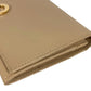 Salvatore Ferragamo Logo Gancini Wallet Long Wallet Bi-fold Long Wallet Leather Beige Used