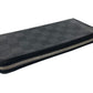 LOUIS VUITTON N63095 Damier Graphite Zippy WalletVertical Long wallet Zip Around Long Wallet DamierGraphiteCanvas Black Used