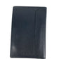 CARTIER Logo Must de Line Pass Case Card Case Card Case Leather Black Used