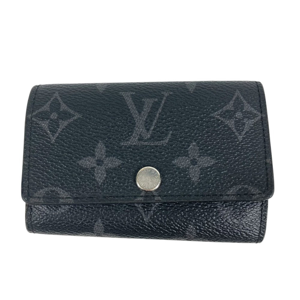LOUIS VUITTON M82603 MonogramEclipse Multicles6 Multicles 6 6-Ring Key Key Case MonogramEclipseCanvas Black Used