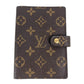 LOUIS VUITTON R20005 Monogram AgendaPM Agenda PM System notebook stationery Notebook cover MonogramCanvas Brown Used