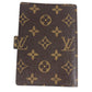 LOUIS VUITTON R20005 Monogram AgendaPM Agenda PM System notebook stationery Notebook cover MonogramCanvas Brown Used