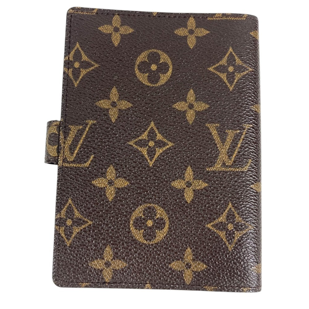 LOUIS VUITTON R20005 Monogram AgendaPM Agenda PM System notebook stationery Notebook cover MonogramCanvas Brown Used