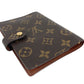 LOUIS VUITTON R20005 Monogram AgendaPM Agenda PM System notebook stationery Notebook cover MonogramCanvas Brown Used