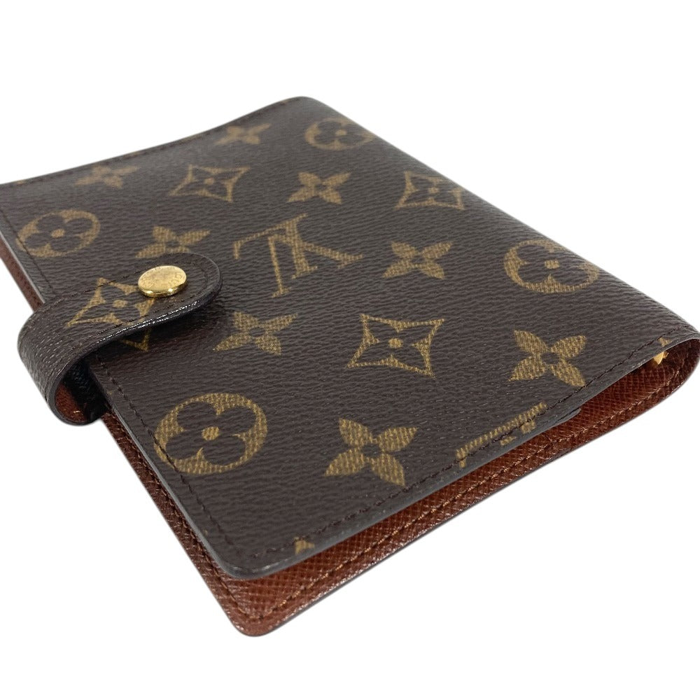 LOUIS VUITTON R20005 Monogram AgendaPM Agenda PM System notebook stationery Notebook cover MonogramCanvas Brown Used