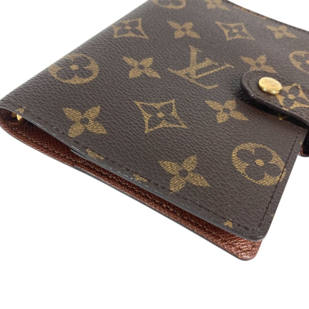 LOUIS VUITTON R20005 Monogram AgendaPM Agenda PM System notebook stationery Notebook cover MonogramCanvas Brown Used