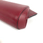 CARTIER Cartier C de Cartier Pouch Bag, makeup pouch, cosmetic pouch Cosmetics Pouch Leather wine-red Used