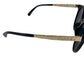 CHANEL 5440-A logo eyewear glasses glasses sunglasses Metal / Plastic Black/Gold Used