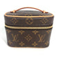 LOUIS VUITTON M44936 Monogram Nice Nano Handbag, Makeup Pouch, Cosmetic Pouch Cosmetics Pouch MonogramCanvas Brown Used