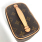 LOUIS VUITTON M44936 Monogram Nice Nano Handbag, Makeup Pouch, Cosmetic Pouch Cosmetics Pouch MonogramCanvas Brown Used