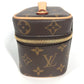 LOUIS VUITTON M44936 Monogram Nice Nano Handbag, Makeup Pouch, Cosmetic Pouch Cosmetics Pouch MonogramCanvas Brown Used