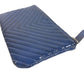 CHANEL CC Logo CC Mark Wallet coin purse Card Case Pouch Patent Leather blue Used
