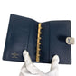 LOUIS VUITTON R20910 Monogram mini AgendaPM Agenda PM System planner with card pockets, bi-fold stationery. Notebook cover Monogram Mini Canvas blue Used