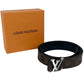 LOUIS VUITTON M9821S Monogram LV Initials Monogram Belt, 40mm Belt for bottoms belt MonogramCanvas Black Used