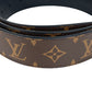 LOUIS VUITTON M9821S Monogram LV Initials Monogram Belt, 40mm Belt for bottoms belt MonogramCanvas Black Used