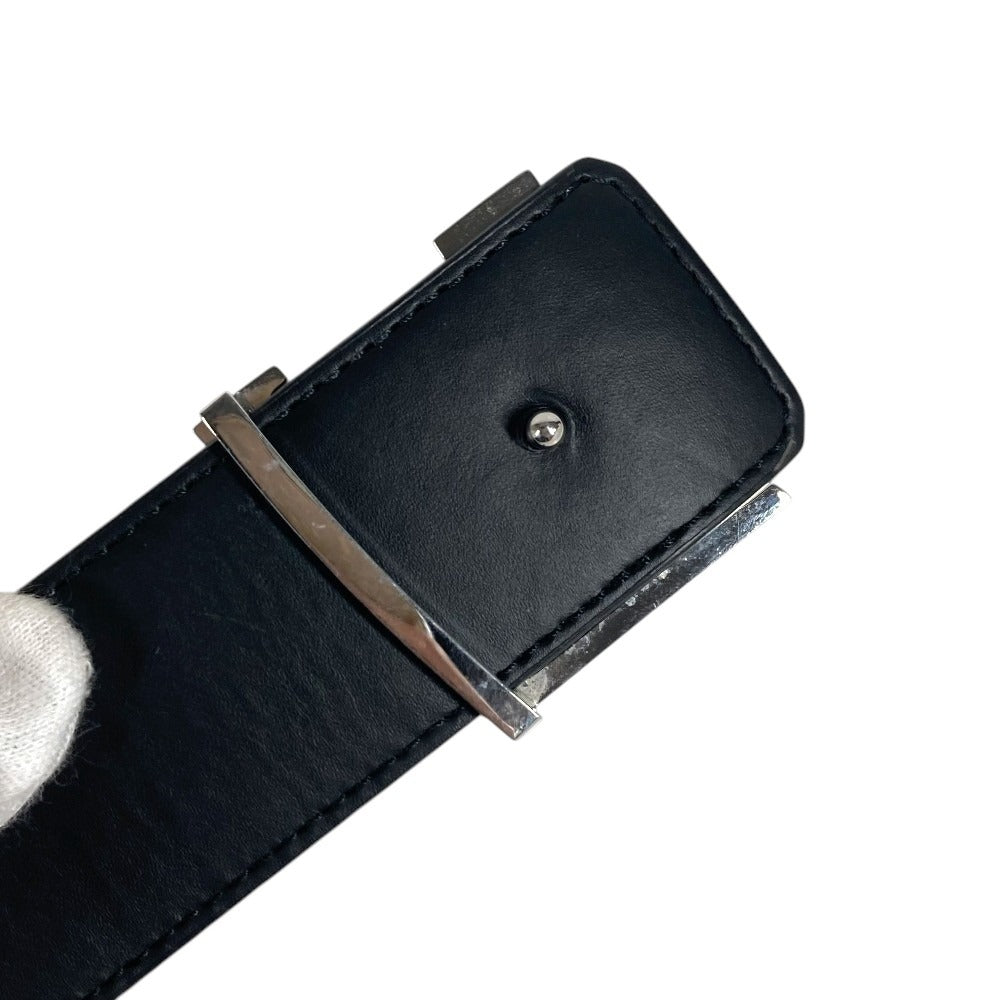 LOUIS VUITTON M9821S Monogram LV Initials Monogram Belt, 40mm Belt for bottoms belt MonogramCanvas Black Used
