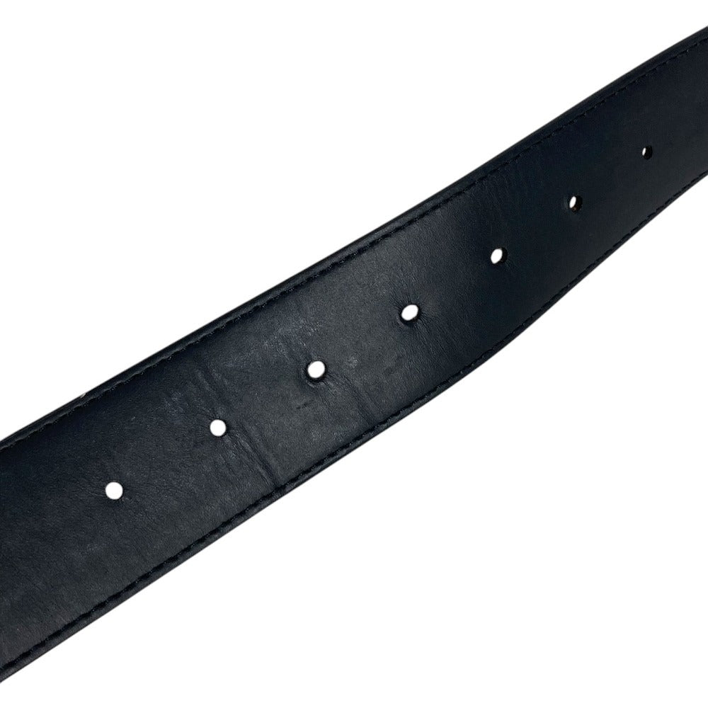 LOUIS VUITTON M9821S Monogram LV Initials Monogram Belt, 40mm Belt for bottoms belt MonogramCanvas Black Used