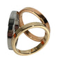 HERMES trio Accessories Scarf ring Metal Silver/Gold Used