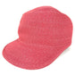 HERMES Serie logo EMMA Summer Cap hat cap baseball cap polyester / paper pink Used