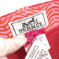 HERMES Serie logo EMMA Summer Cap hat cap baseball cap polyester / paper pink Used