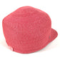 HERMES Serie logo EMMA Summer Cap hat cap baseball cap polyester / paper pink Used