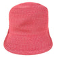 HERMES Serie logo EMMA Summer Cap hat cap baseball cap polyester / paper pink Used