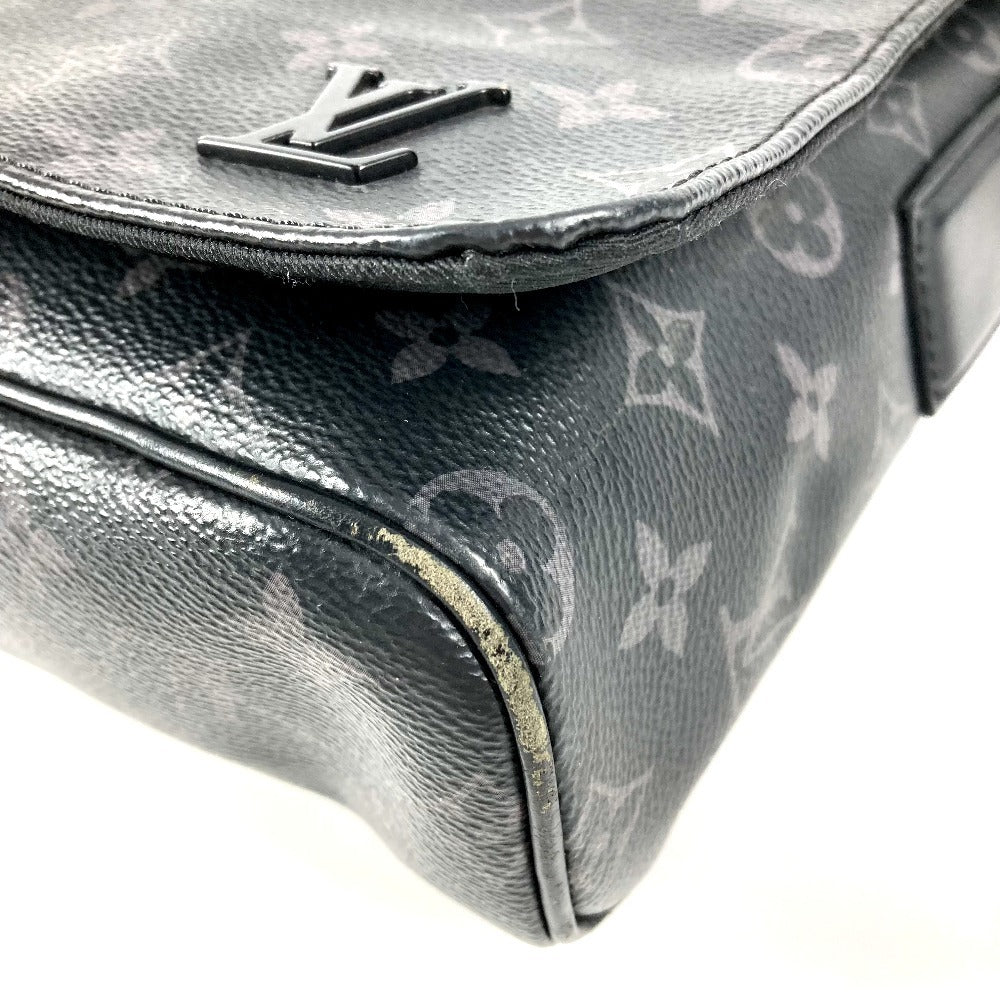 LOUIS VUITTON M44000 モノグラムエクリプス ディストリクト PM NM カバン 斜め掛け メッセンジャーバッグ　フラップ ショルダーバッグ モノグラムエクリプスキャンバス ユニセックス ブラック
