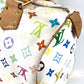 LOUIS VUITTON M92643 モノグラムマルチカラー スピーディ30 スピーディ 30 カバン ミニボストンバッグ ハンドバッグ モノグラムマルチカラーキャンバス レディース ブロン ホワイト