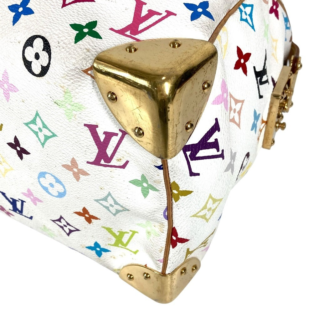 LOUIS VUITTON M92643 モノグラムマルチカラー スピーディ30 スピーディ 30 カバン ミニボストンバッグ ハンドバッグ モノグラムマルチカラーキャンバス レディース ブロン ホワイト