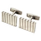 BVLGARI Logo Accessory Jewelry Cufflinks AG925 Unisex Silver