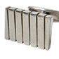 BVLGARI Logo Accessory Jewelry Cufflinks AG925 Unisex Silver